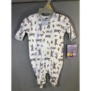 Vintage Looney Tunes Preemie Baby 1 pc Outfit Bugs Bunny 100% Cotton NWT